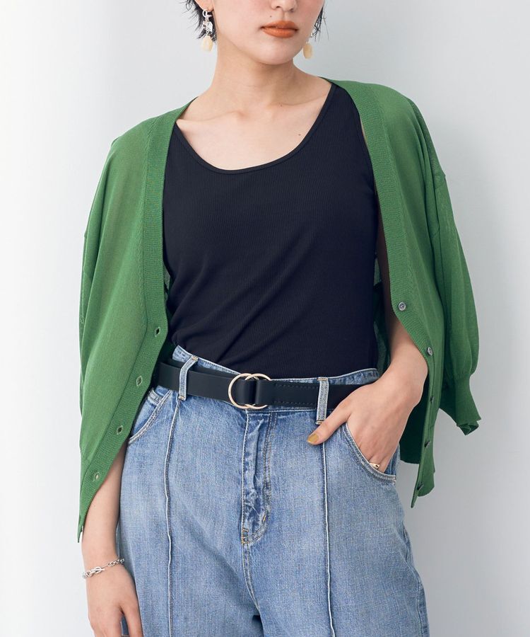 【イェッカ　ヴェッカ/YECCA VECCA】 リブタンクトップ