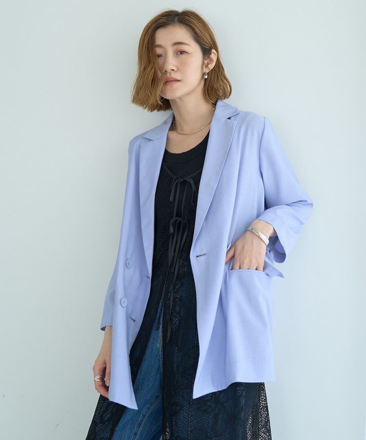 【イェッカ　ヴェッカ/YECCA VECCA】 【接触冷感】COOLシャツテーラードジャケット