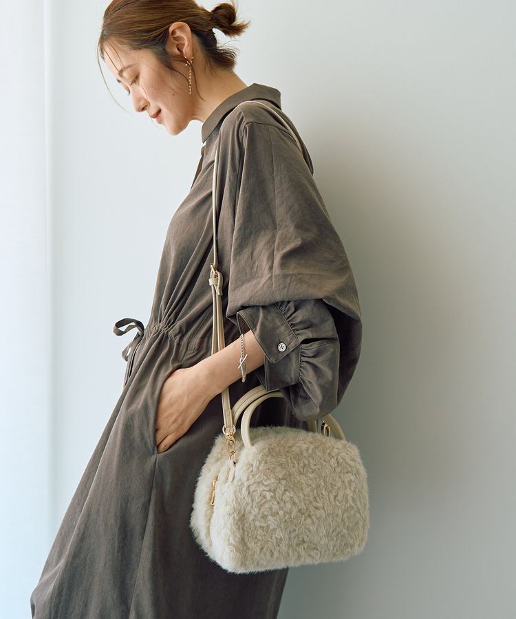 ラトータリテ　エコファーバッグ ラトータリテ エコファーバッグ 季節感が心をくすぐる『ファー&ボア