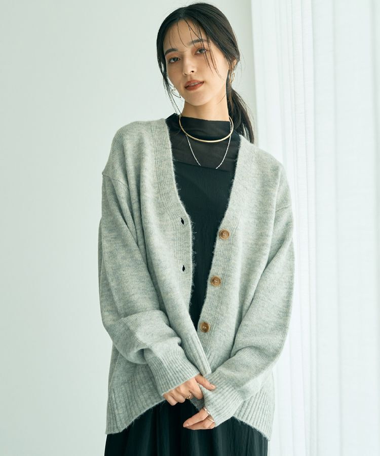 人気ファッションメンズ|【イェッカ　ヴェッカ/YECCA VECCA】 ミドル丈Vネックカーディガン