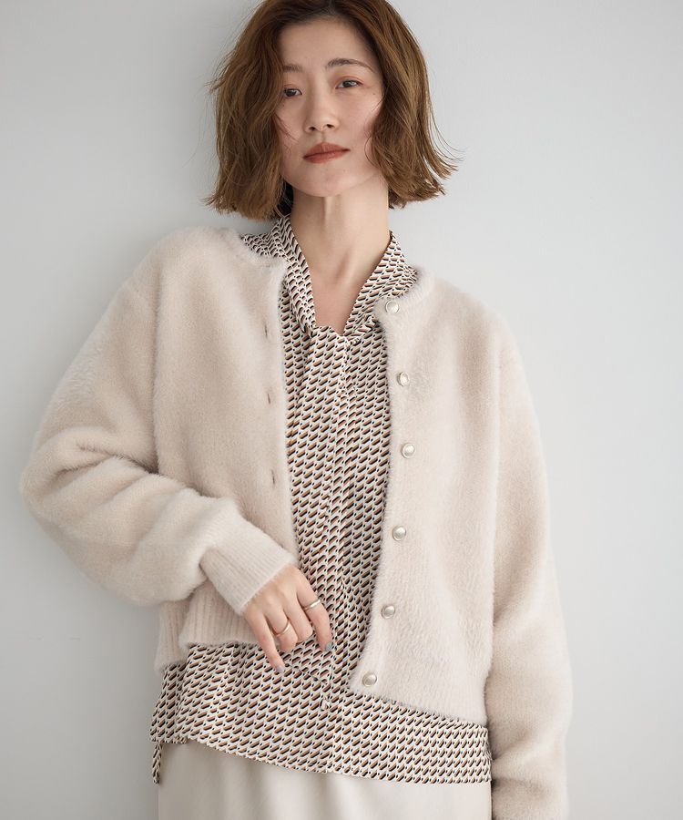 ファッションメンズお薦め|【イェッカ ヴェッカ/YECCA VECCA】 金釦ジャケットライクニットカーディガン