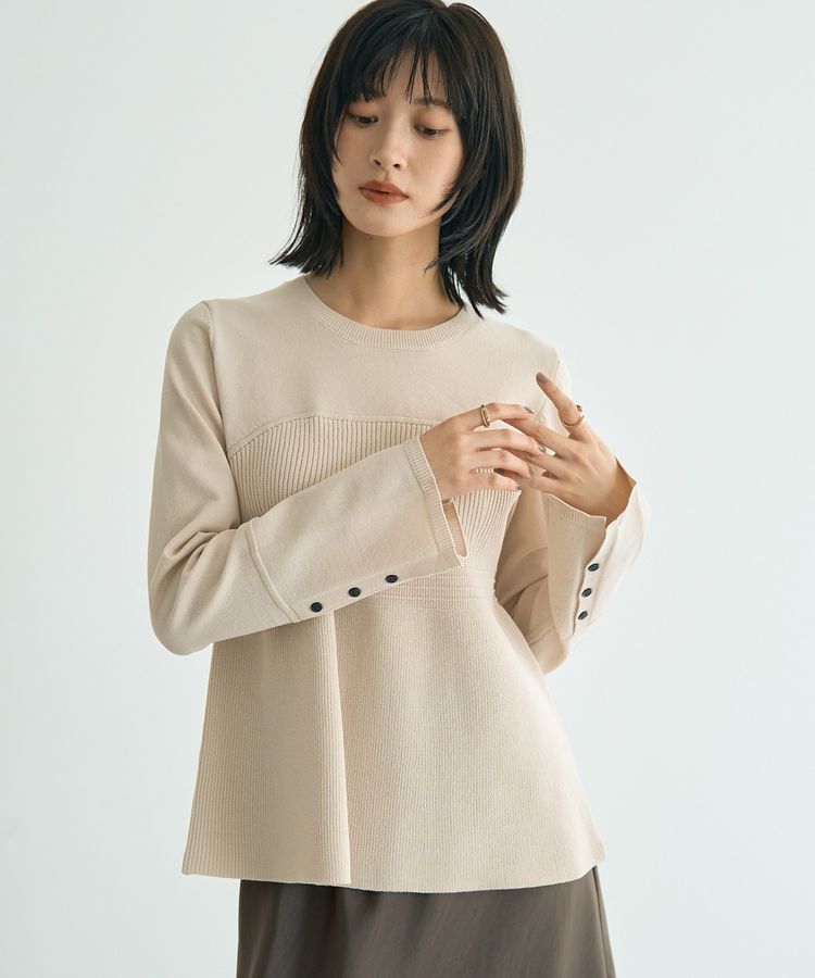 【イェッカ　ヴェッカ/YECCA VECCA】 ビスチェデザインニット