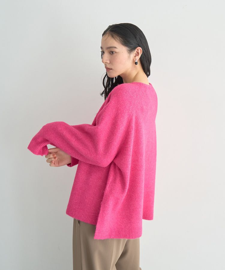 【イェッカ　ヴェッカ/YECCA VECCA】 Vネックルーズニット