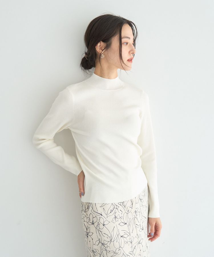 【イェッカ　ヴェッカ/YECCA VECCA】 ハイネックリブニット