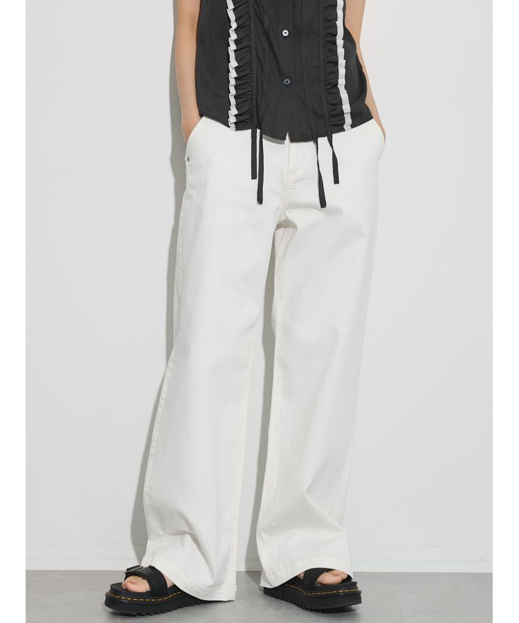 【ガレージ　オブ　グッド　クロージング/GARAGE OF GOOD CLOTHING】 ワイドストレートデニムパンツ