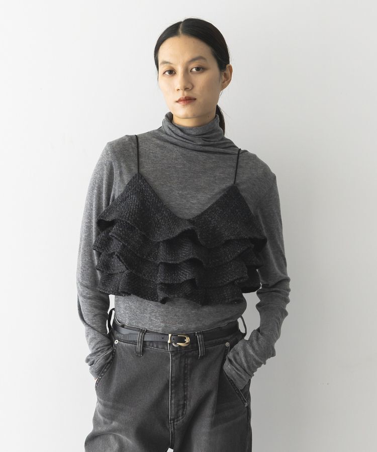 メンズファッションオススメ|【ガレージ　オブ　グッド　クロージング/GARAGE OF GOOD CLOTHING】 ツィードティアードフリルビスチェ