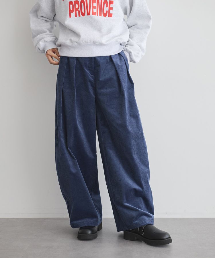 【ガレージ　オブ　グッド　クロージング/GARAGE OF GOOD CLOTHING】 コーデュロイワイドバレルパンツ