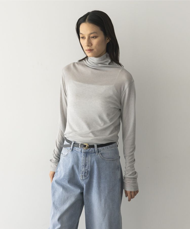 モテ系ファッションメンズ|【ガレージ オブ グッド クロージング/GARAGE OF GOOD CLOTHING】 ウール混シアーハイネックプルオーバー