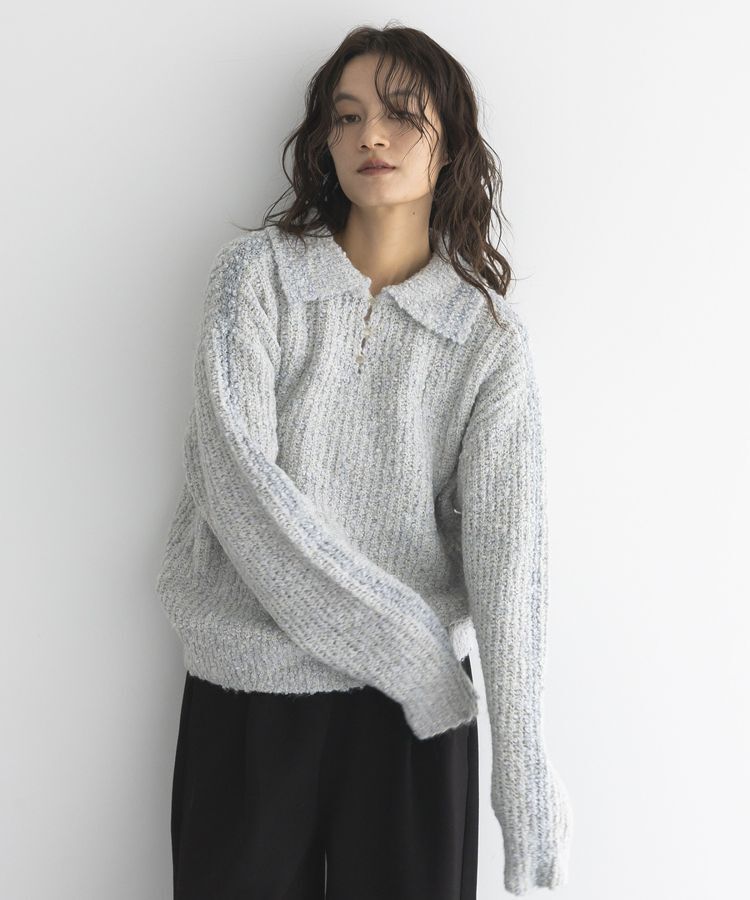 【ガレージ　オブ　グッド　クロージング/GARAGE OF GOOD CLOTHING】 襟付モヘアニットプルオーバー