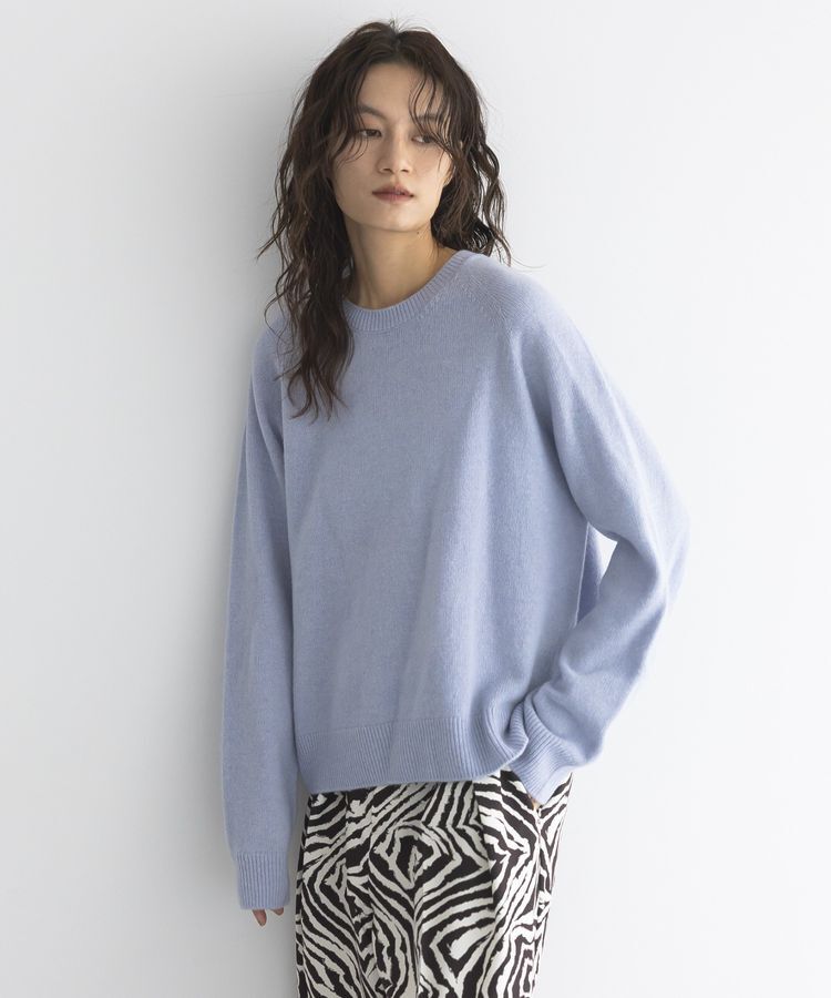 【ガレージ　オブ　グッド　クロージング/GARAGE OF GOOD CLOTHING】 【日本製】カシミア混クループルオーバー