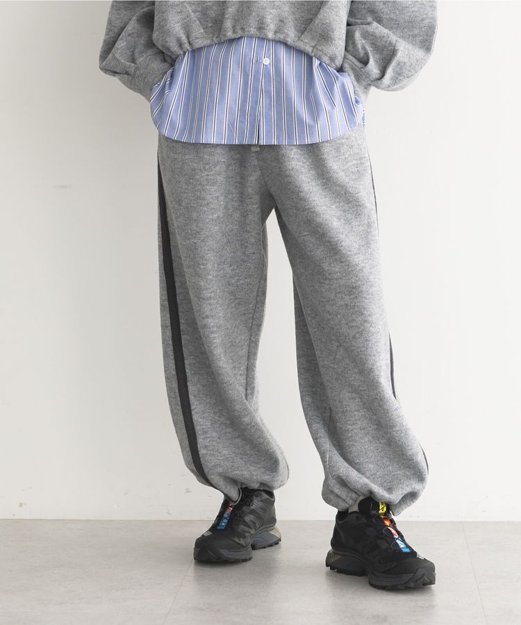 モテ系メンズファッション|【ガレージ オブ グッド クロージング/GARAGE OF GOOD CLOTHING】 ニットソーサイドラインワイドパンツ