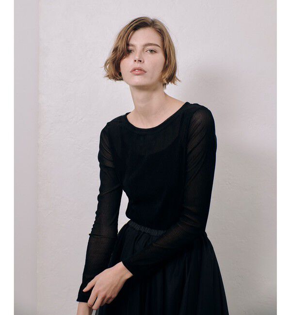 ファッションメンズのイチオシ|【アルアバイル/allureville】 シアーストライプロンT