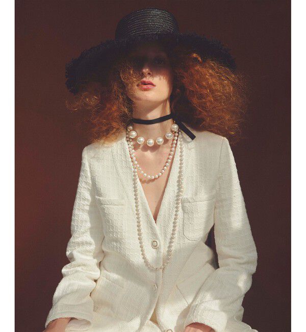 LOULOU WILLOUGHBY】ジオリカラメツイードジレ（LOULOU WILLOUGHBY