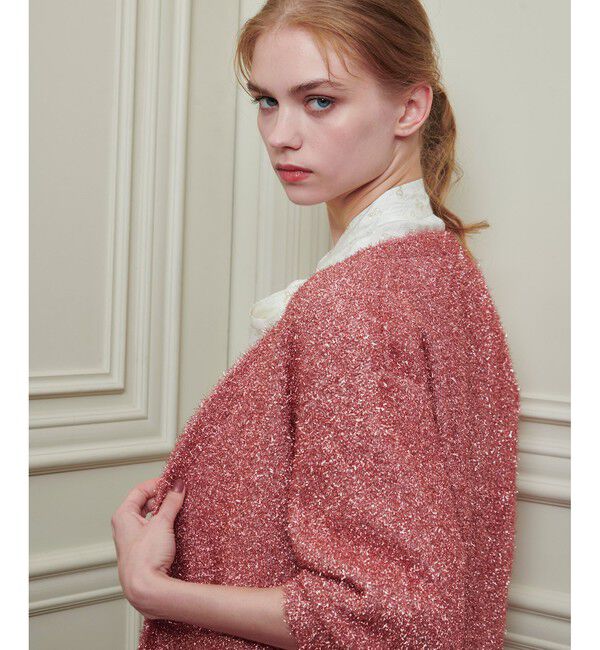 ファッションメンズお薦め|【アルアバイル/allureville】 【LOULOU WILLOUGHBY】フィルムラメミドルカーディガン