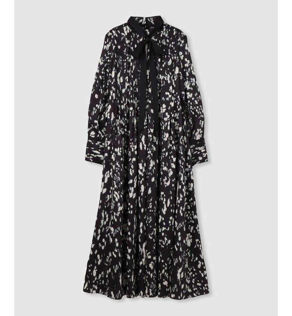 マーガレットカットジャカード フレアギャザーワンピース（Ballsey