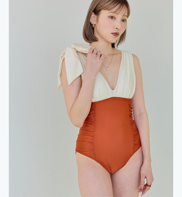 ファッションメンズのイチオシ|【ティティベイト/titivate】 深Vネックシンプルワンピース