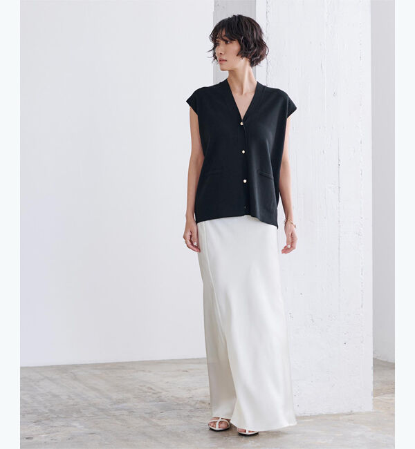 コットンカシミヤ ドットジャカードパンツ（CABaN）｜ルミネの