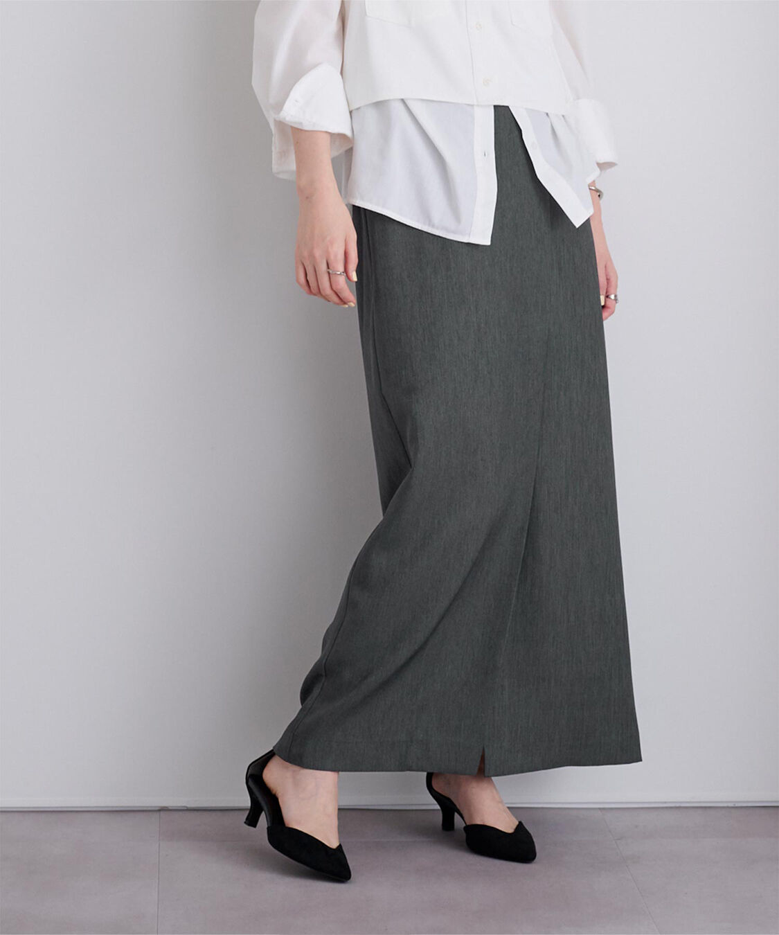 【ティティベイト/titivate】 ラップデザインIラインスカート