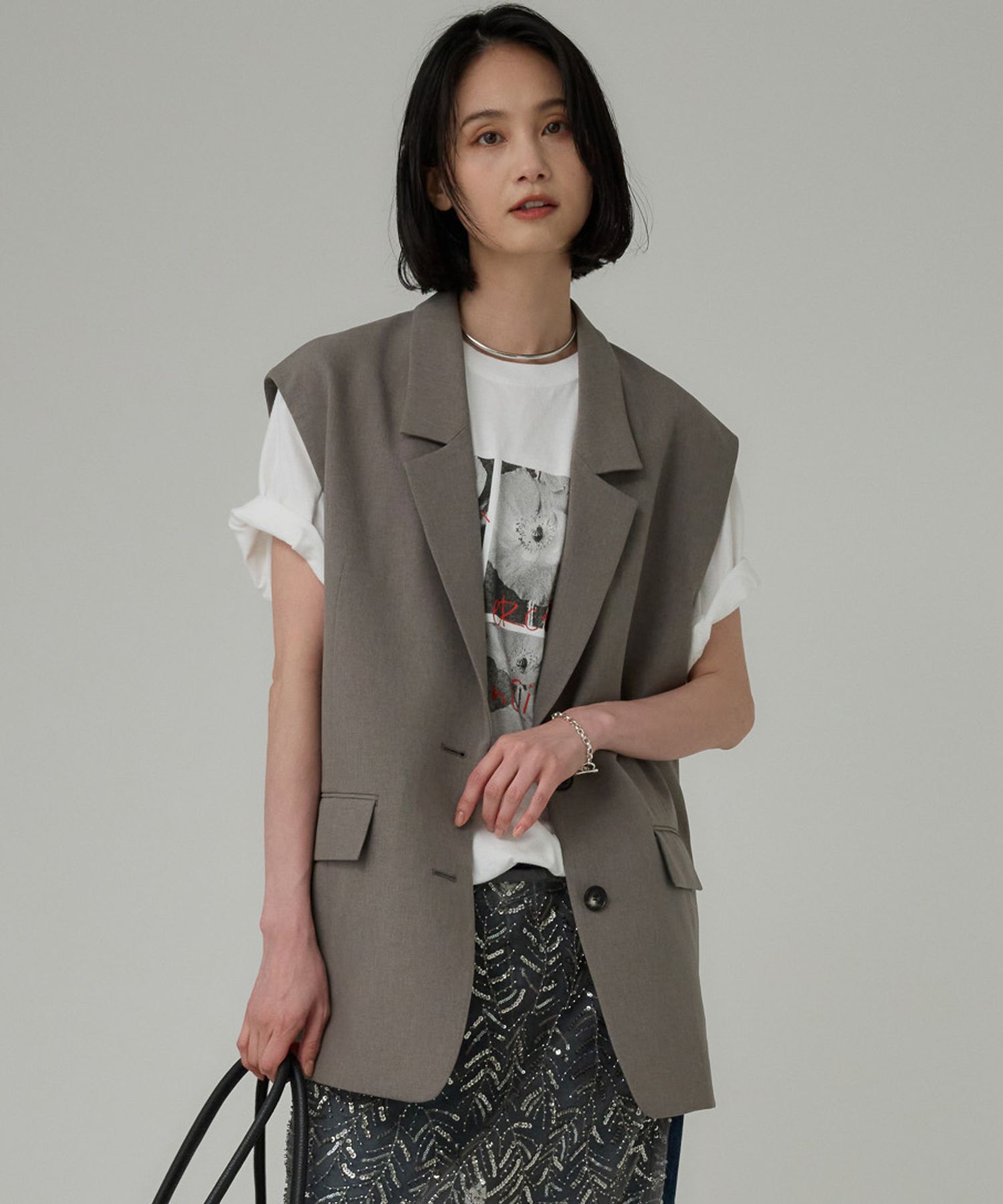 モテ系メンズファッション|【バビロン/BABYLONE】 テーラーカラージレ