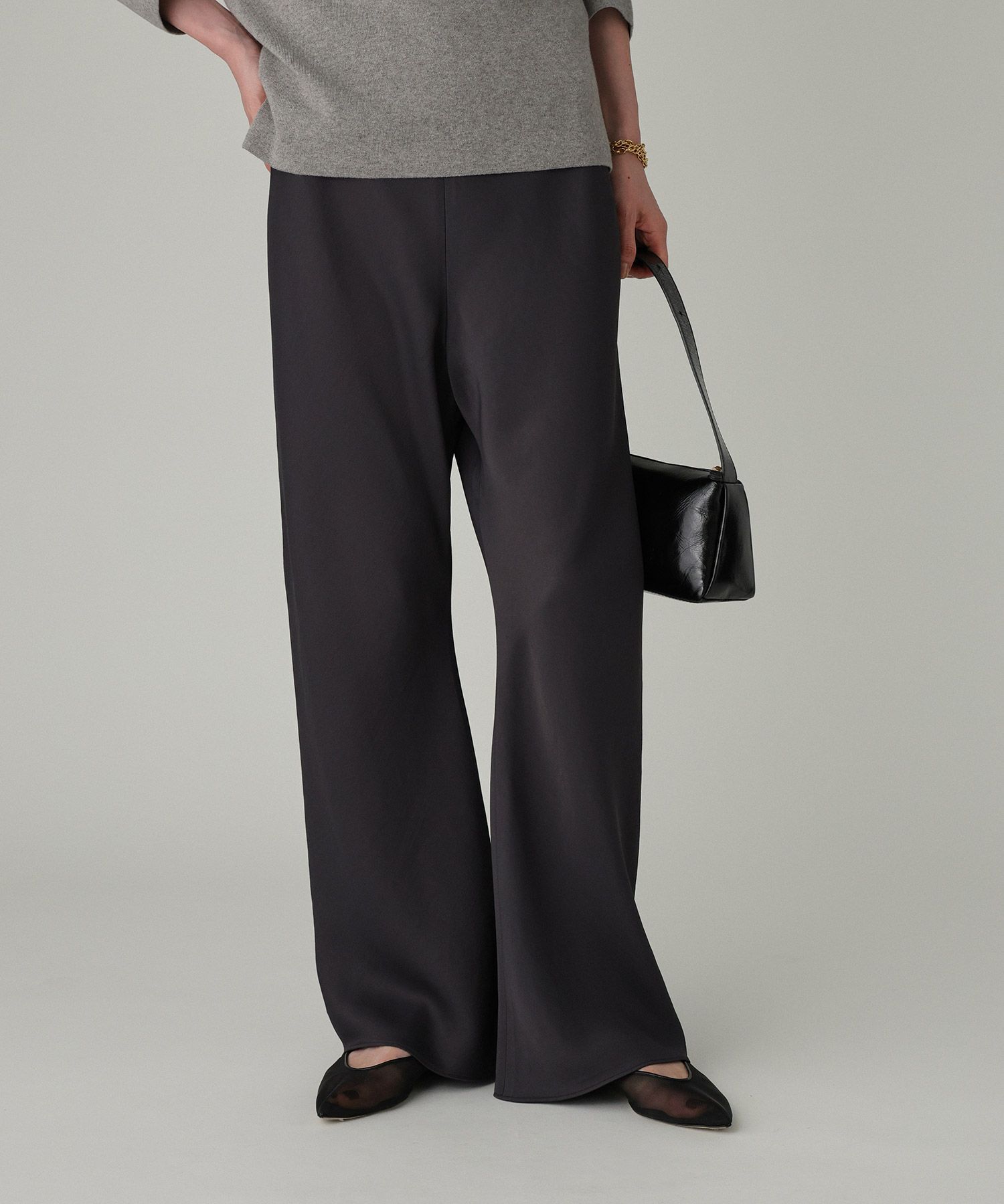 メンズファッションオススメ|【バビロン/BABYLONE】 アセテートバイヤスパンツ