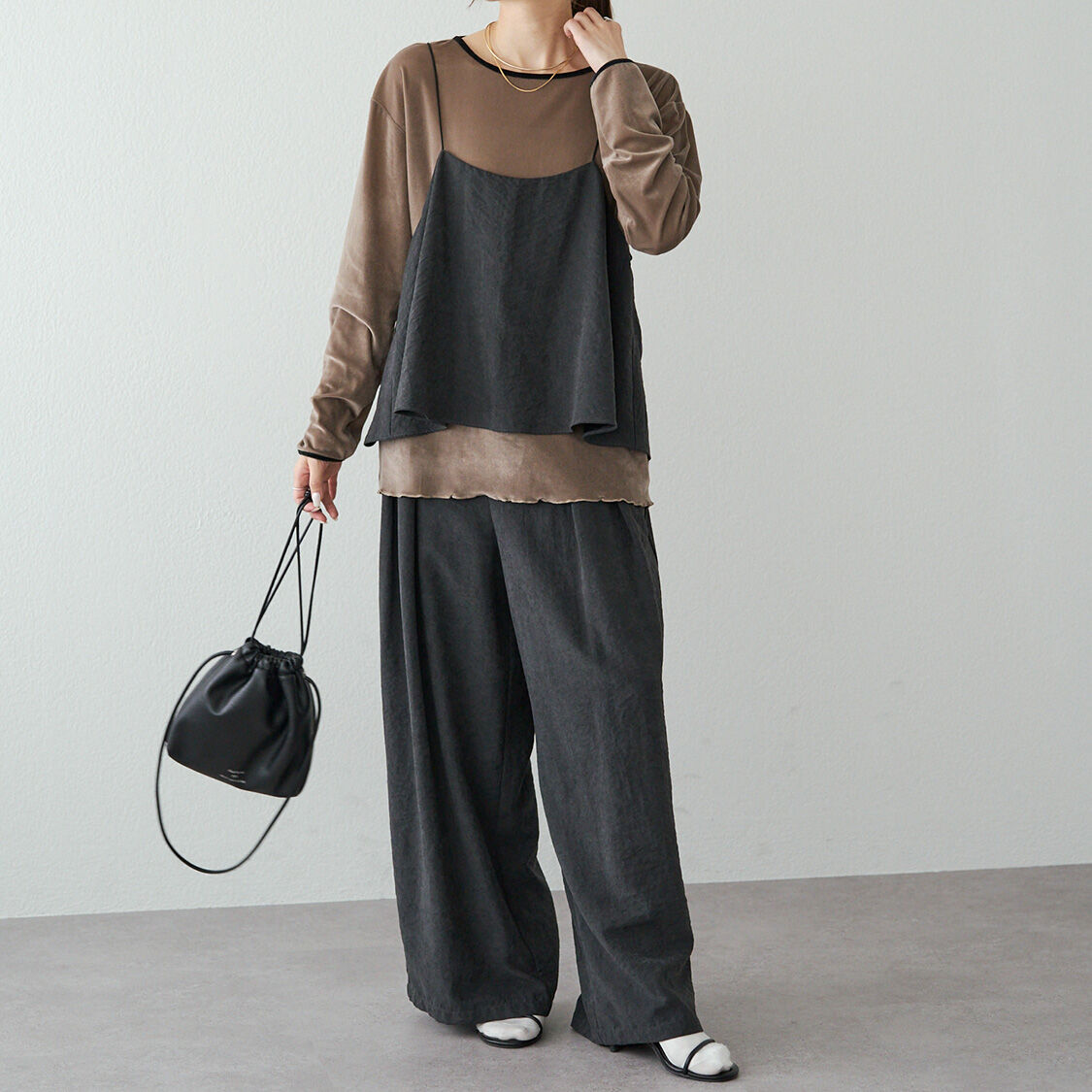 LOULOU WILLOUGHBY】チュールビスチェTシャツ（LOULOU WILLOUGHBY  