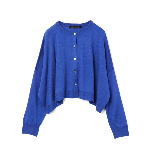 【マーコート/MARcourt】 mizuiro ind クルーネックショートカーディガン