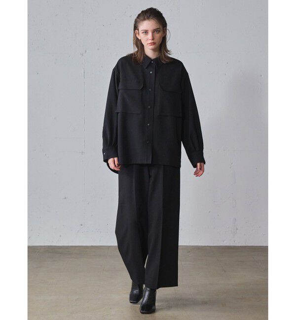 人気ファッションメンズ|【マーコート/MARcourt】 MIDIUMISOLID for Ladies ハイウエストタックパンツ