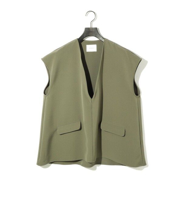 モテ系メンズファッション|【マーコート/MARcourt】 MIDIUMISOLID for Ladies Vネックノースリーブプルオーバー