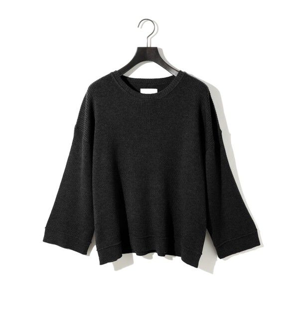 【マーコート/MARcourt】 MIDIUMISOLID for Ladies リブピンタックプルオーバー