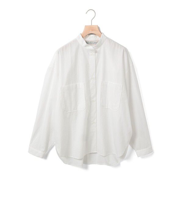 【マーコート/MARcourt】 MidiUmi スタンドカラーワイドシャツ