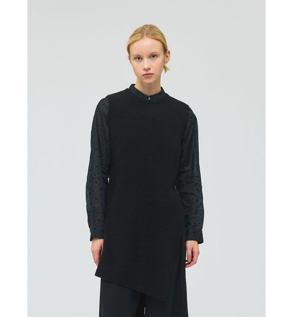 メンズファッションなら|【マーコート/MARcourt】 mizuiro ind サイドスリットリブベスト