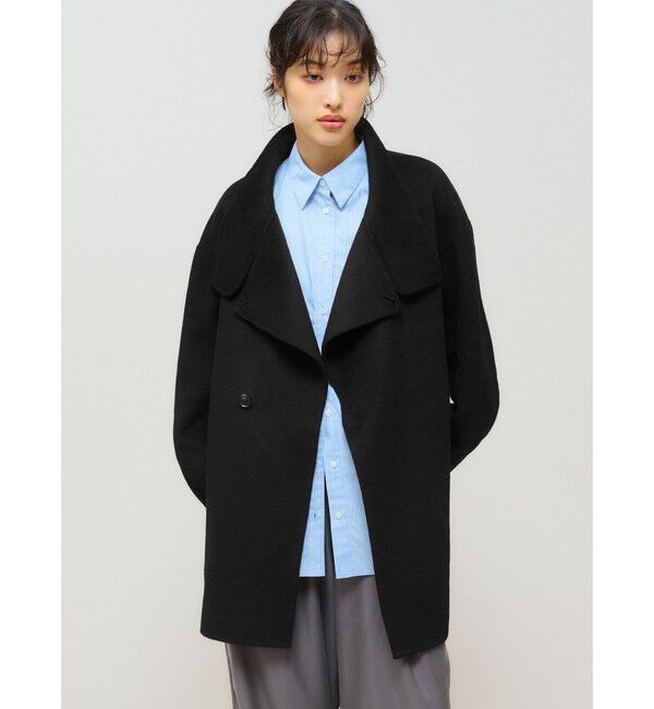 ファッションメンズなら|【マーコート/MARcourt】 MIDIUMISOLID for Ladies スタンドリバーコート