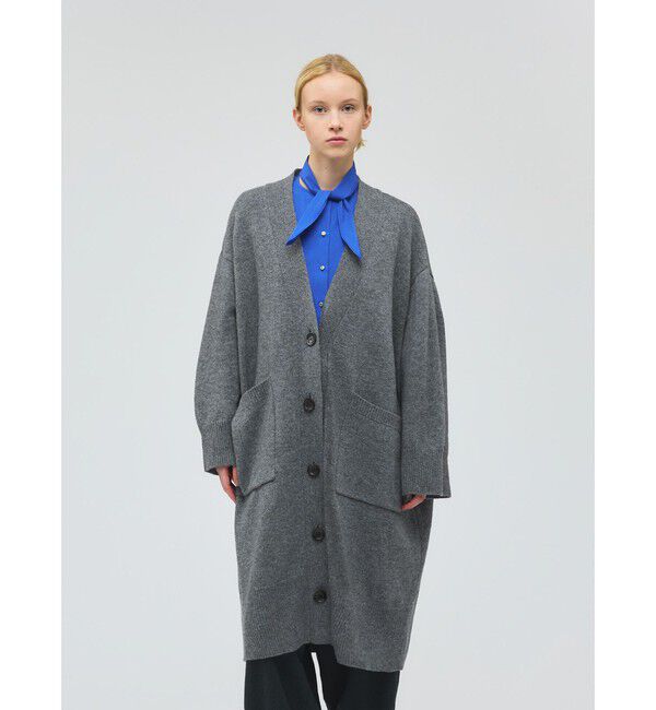 【マーコート/MARcourt】 mizuiro ind ワイドVネックカーディガン