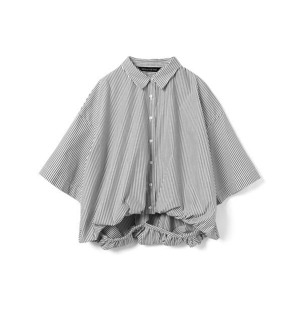 NOBLE×L’AUBE BLANC 楊柳フリル梯子刺繍ブラウス WEB&ルミネ新宿店限定追加》【NOBLE×L'AUBE BLANC】楊柳フリル梯子刺繍