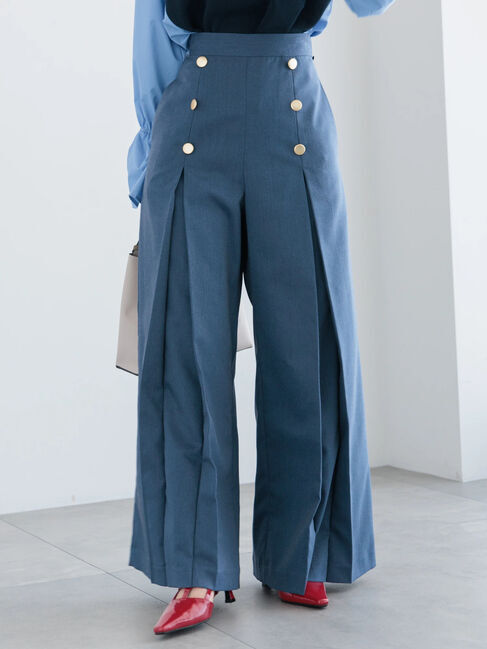 【テチチ/Te chichi】 ボックスタックマリンパンツ《2025spring catalog item》