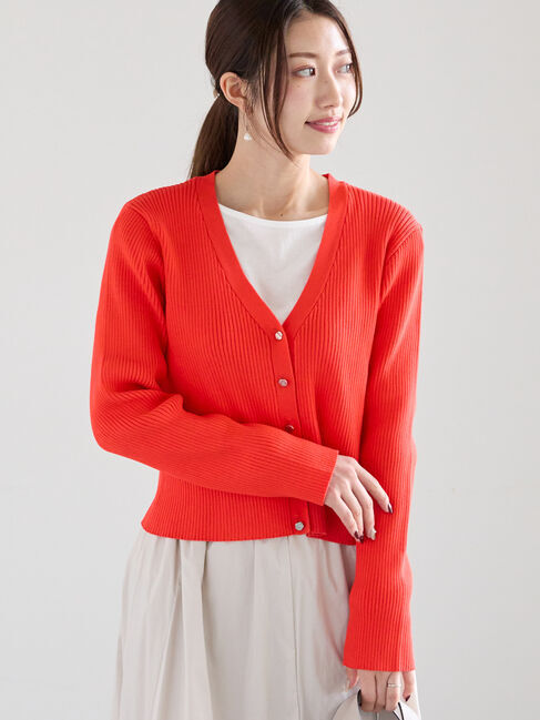 ファッションメンズお薦め|【テチチ/Te chichi】 リブVネックカーディガン《2025spring catalog item》