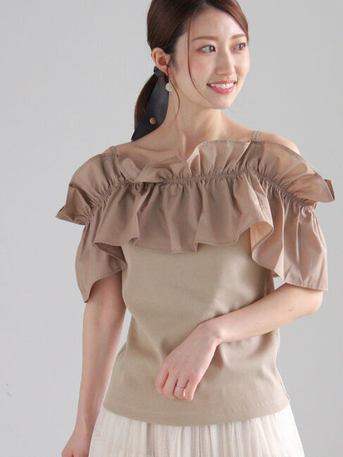 人気メンズファッション|【テチチ/Te chichi】 オフショルドッキングトップス