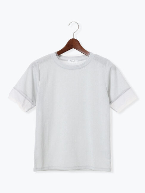 メンズファッションオススメ|【テチチ/Te chichi】 ラメテレコチュール切替トップス