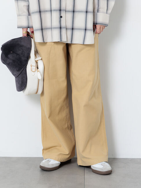 【テチチ/Te chichi】 バックサテンベイカーパンツ《2025autumn catalog item》