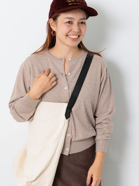 人気ファッションメンズ|【テチチ/Te chichi】 もちもちクルーネックカーディガン