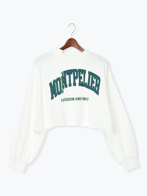 ファッションメンズお薦め|【テチチ/Te chichi】 リメイク風プリント裏毛プルオーバー