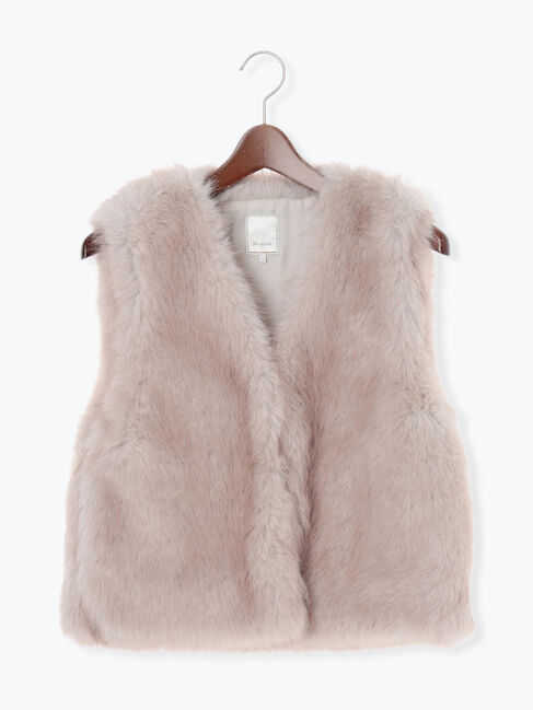 【テチチ/Te chichi】 ショートファーベスト