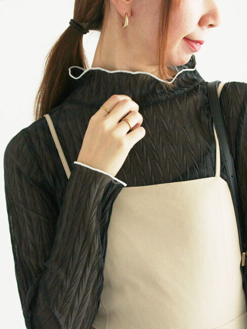 人気ファッションメンズ|【テチチ/Te chichi】 ランダムプリーツシアーインナー