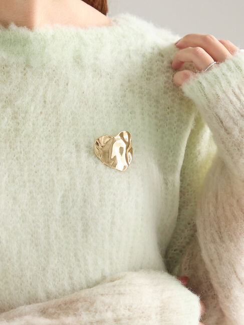 メンズファッションオススメ|【テチチ/Te chichi】 バンピーハートブローチ