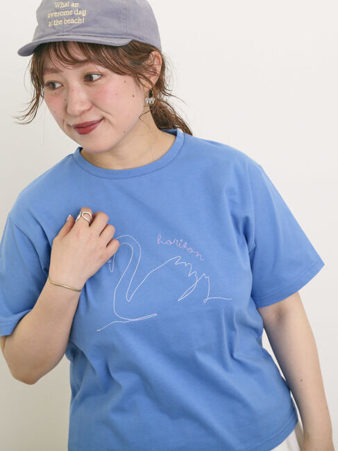 メンズファッションなら|【サマンサモスモス/Samansa Mos2】 ◎アニマル刺繍Tシャツ