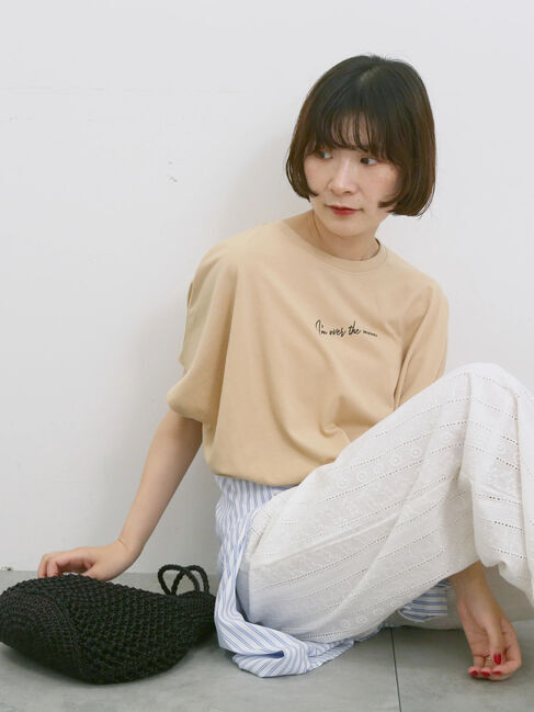 人気メンズファッション|【サマンサモスモス/Samansa Mos2】 ◎【接触冷感】ロゴプリントチュニック