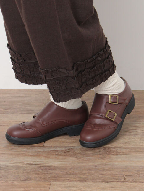 【サマンサモスモス/Samansa Mos2】 ダブルモンクストラップシューズ