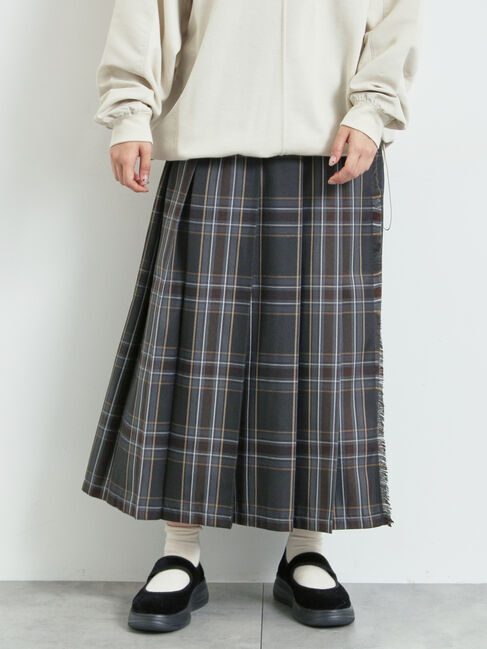 【サマンサモスモス/Samansa Mos2】 チェックプリーツスカート