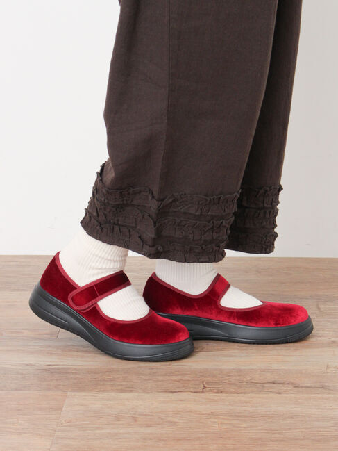 【サマンサモスモス/Samansa Mos2】 ベロアストラップスニーカー