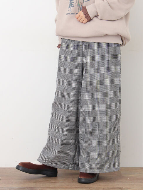 メンズファッションなら|【サマンサモスモス/Samansa Mos2】 【M/Lサイズ】チェック柄ワイドパンツ
